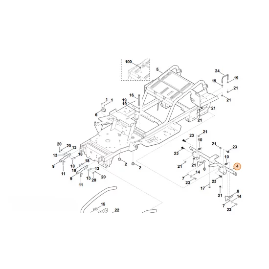 STIHL  Wspornik 6170 760 9100